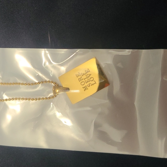 18k MORE SELF LOVE Necklace - Picture 3 of 3
